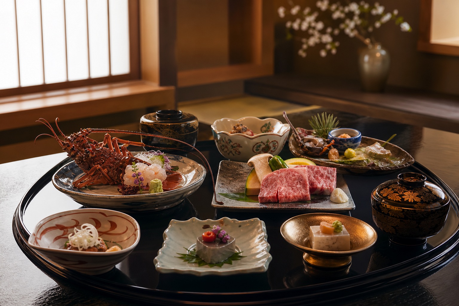 料庵の懐石料理